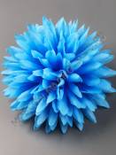 Хризантема иголка неткан 6сл 13 см(бел крас гол фио желт роз)