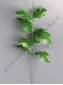 Стебель для хризантемы, георгина, ромашки с пластмассовыми листьями 42см